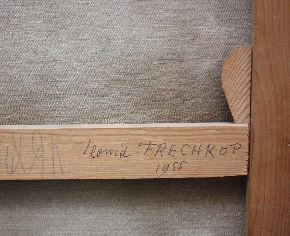 Semi-nude By Leonid Frechkop (1897 Moscow - 1982 Brussels)-photo-4