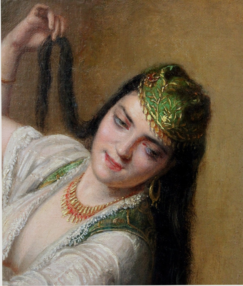 Danseuse ottomane par Sandor Alexander Svoboda (1826 Bagdad - 1896 Smyrne), attr.to-photo-4