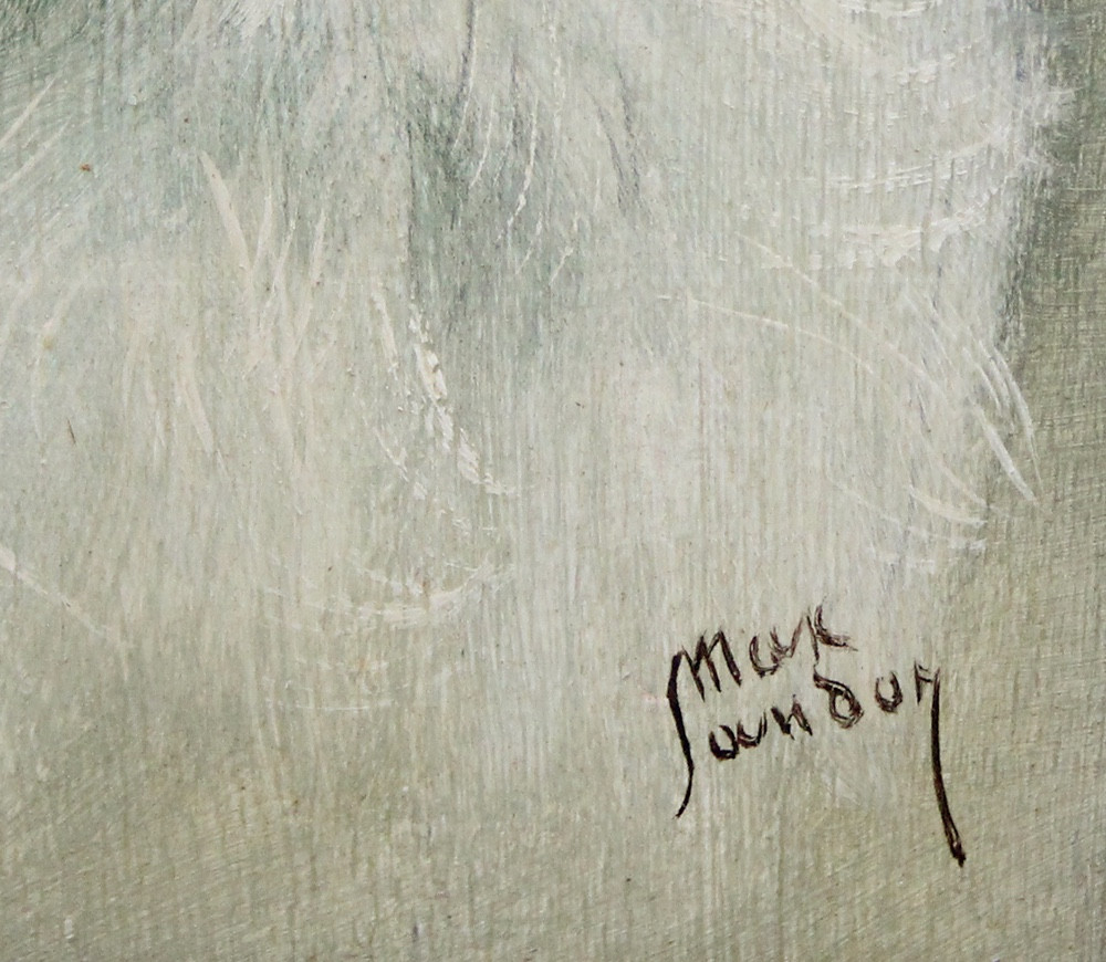  Portrait d'un chat blanc par Max Sandor-Duschnitz (né en 1897)-photo-4