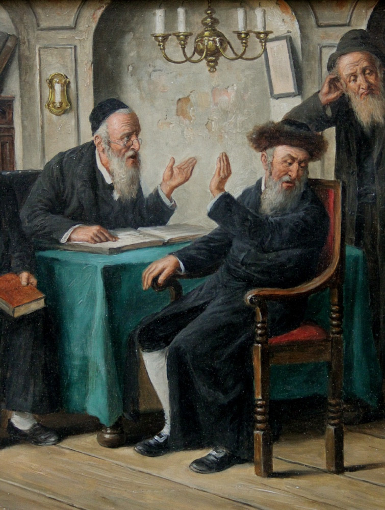 Jewish Discussion By Lasarre Yudovin Judavics-paneth (1870- After 1912)-photo-3
