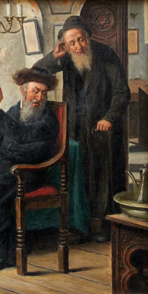 Jewish Discussion By Lasarre Yudovin Judavics-paneth (1870- After 1912)-photo-2