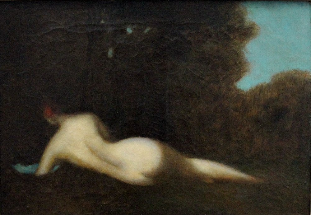 Jean Jacques Henner (Français, 1829 - 1905) Nu allongé-photo-2