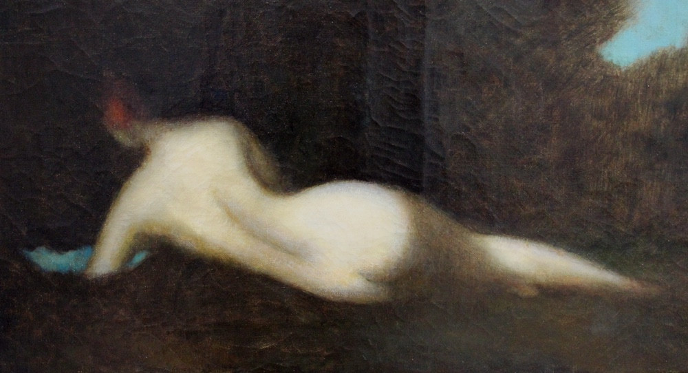 Jean Jacques Henner (Français, 1829 - 1905) Nu allongé-photo-3