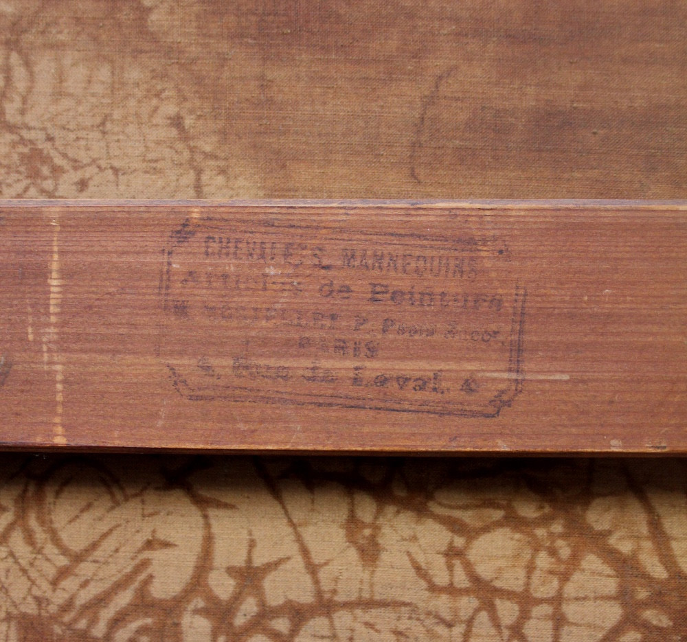 Portrait Of A Young  Female Artist, French Painter Of 19th Century-photo-6