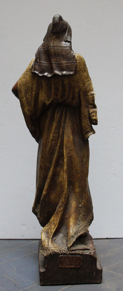 Friedrich Goldscheider (1845-1897) Beauté orientale, sculpture en terre cuite-photo-6