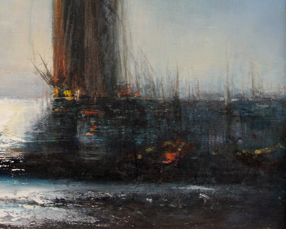 Voiliers au clair de lune de Wladimir Evgenievich ZEBEK (Ukrainien, 1931 - 2015)-photo-2