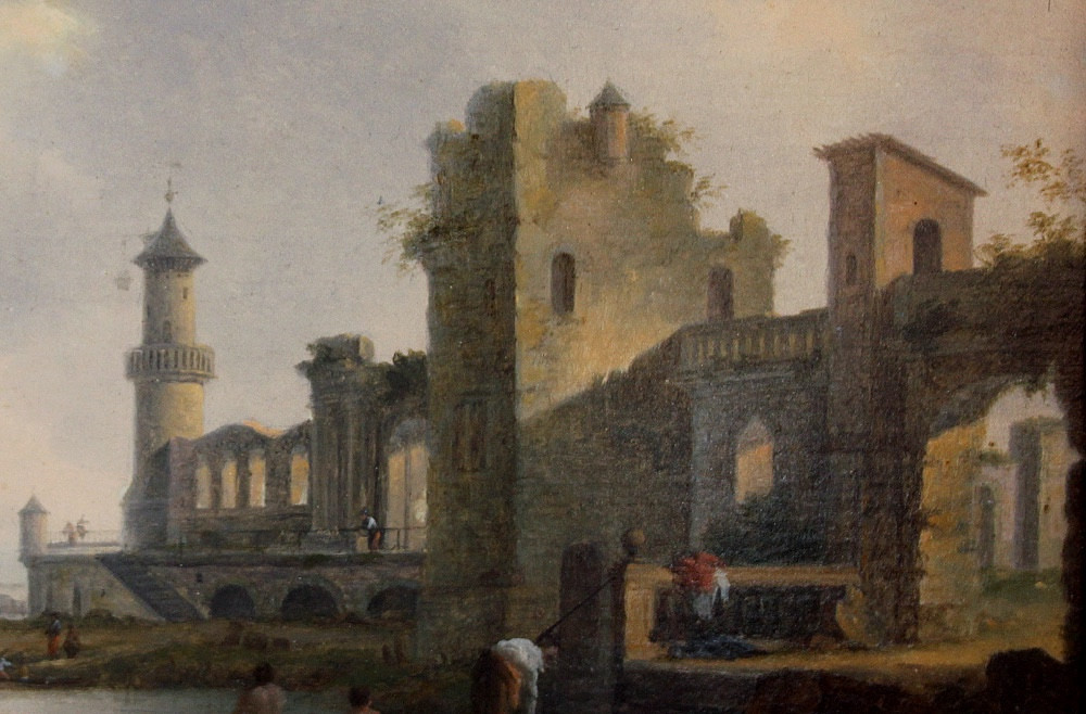 Scène portuaire par Charles-François Lacroix de Marseille (1700-1782), attribuée à-photo-3