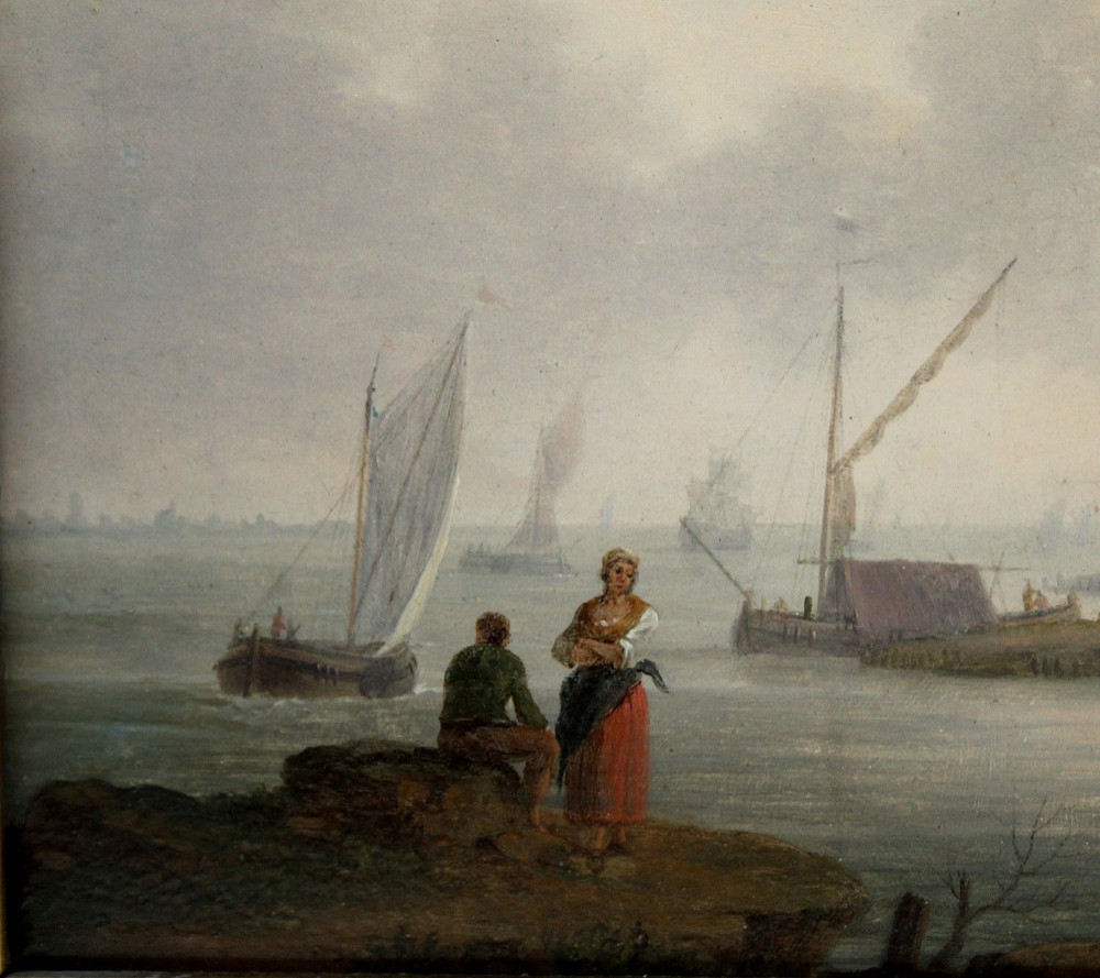 Scène portuaire par Charles-François Lacroix de Marseille (1700-1782), attribuée à-photo-7