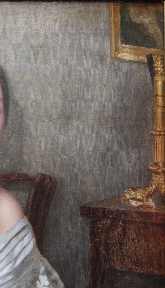 Portrait d'une jeune femme par Ernst (Ernoe) Seitz (Seiz) (1815 - 1870)-photo-4