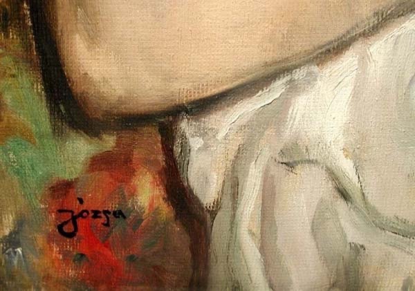 Confused Beauty By Sándor Józsa (hungarian 1910 - 1989)-photo-4