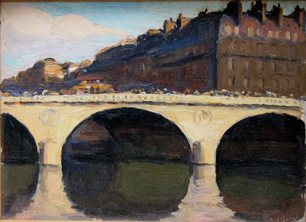 Anatole Eugène Hillairet (Français, 1880-1928)  Scène parisienne