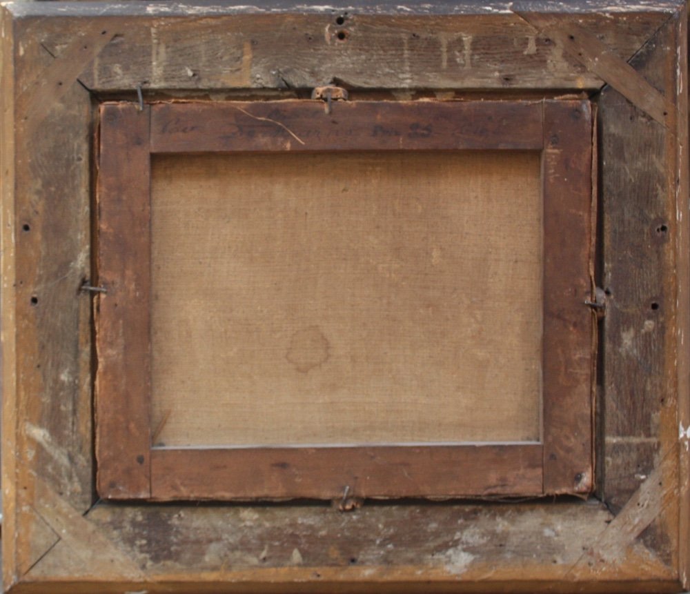 Paysage de coucher de soleil avec des voyageurs par Jean-Louis De Marne (né en 1752), attribué-photo-4