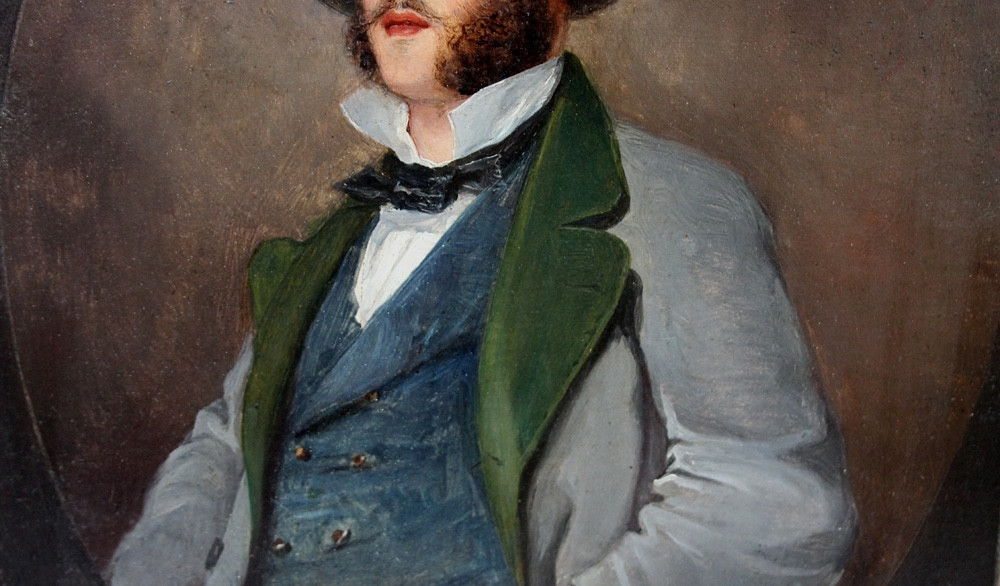 Portrait d'un jeune homme par un portraitiste français ou italien, début du XIXe siècle-photo-1