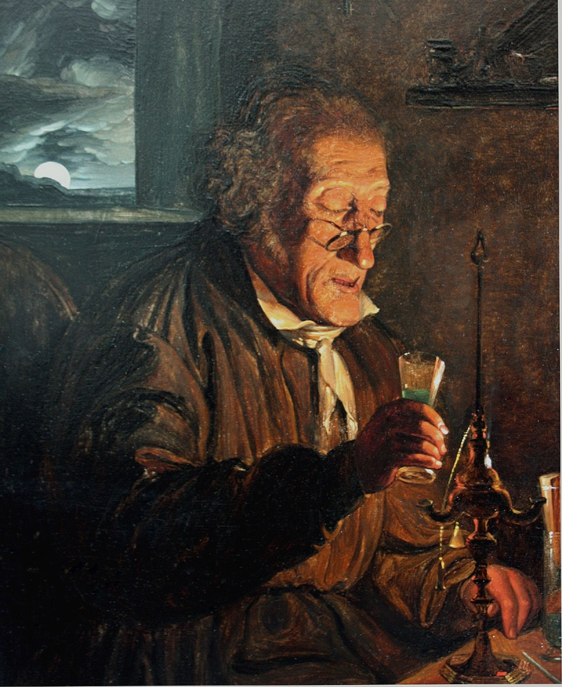 Alchimiste  par Giuseppe (Joseph) Molteni (1800 - Vienna, Milan - 1867)-photo-3