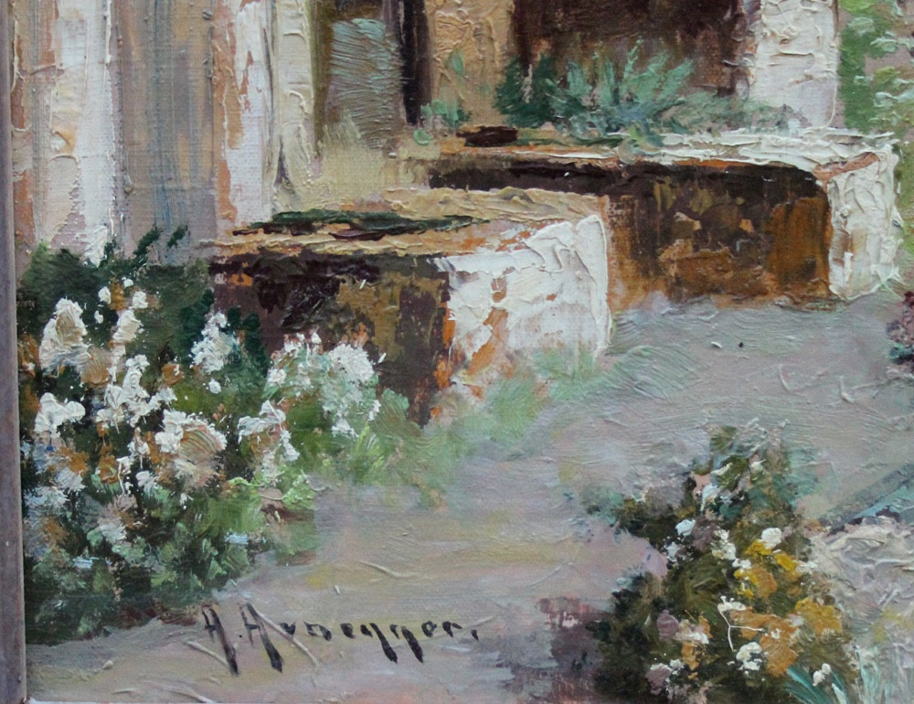 Vue de la côte de Sorrente par Alois Arnegger (1879-1967)-photo-6