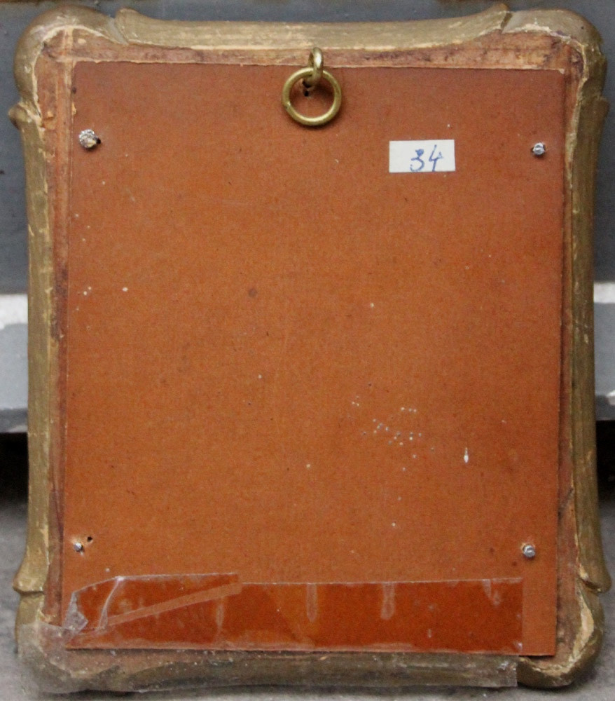 Miniature représentant un noble portant une perruque, première moitié du XVIIIe siècle-photo-2