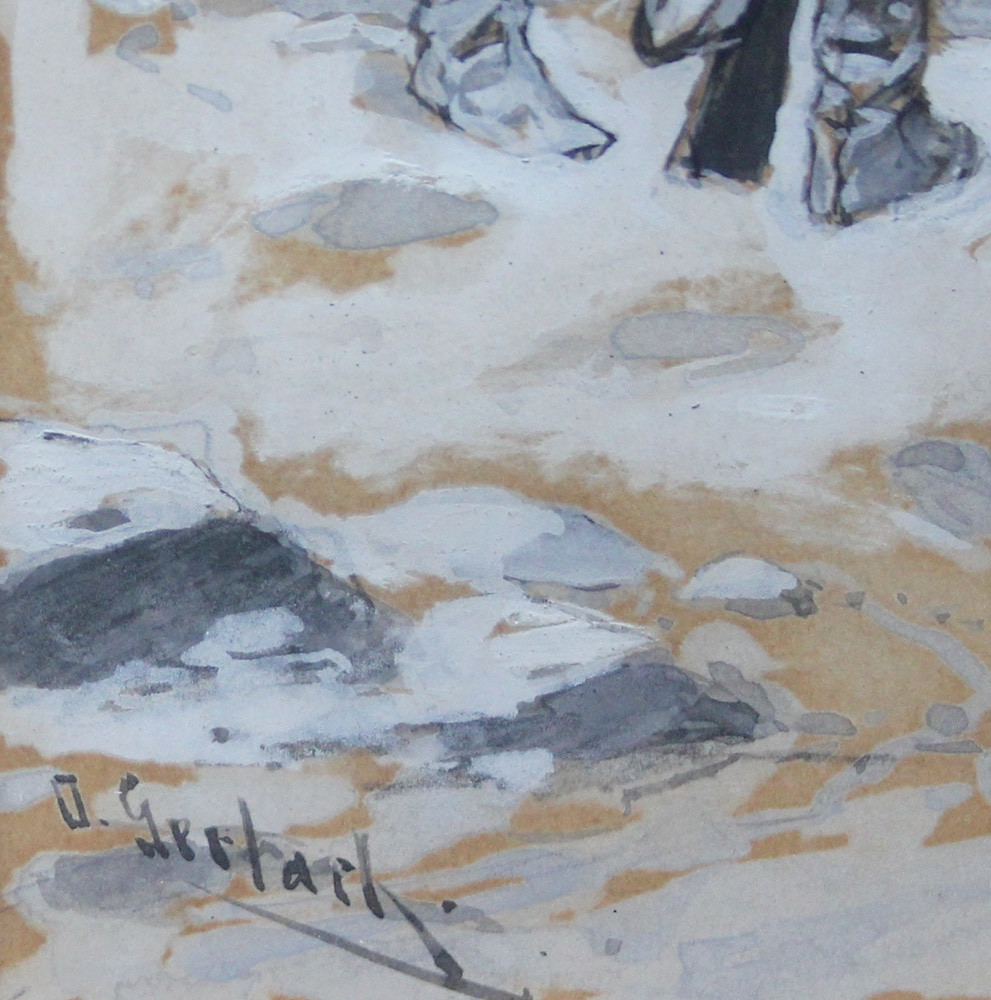 Episode From A Polar Expedition By Otto Gerlach (1862 Leipzig - 1908 Tehran)-photo-2