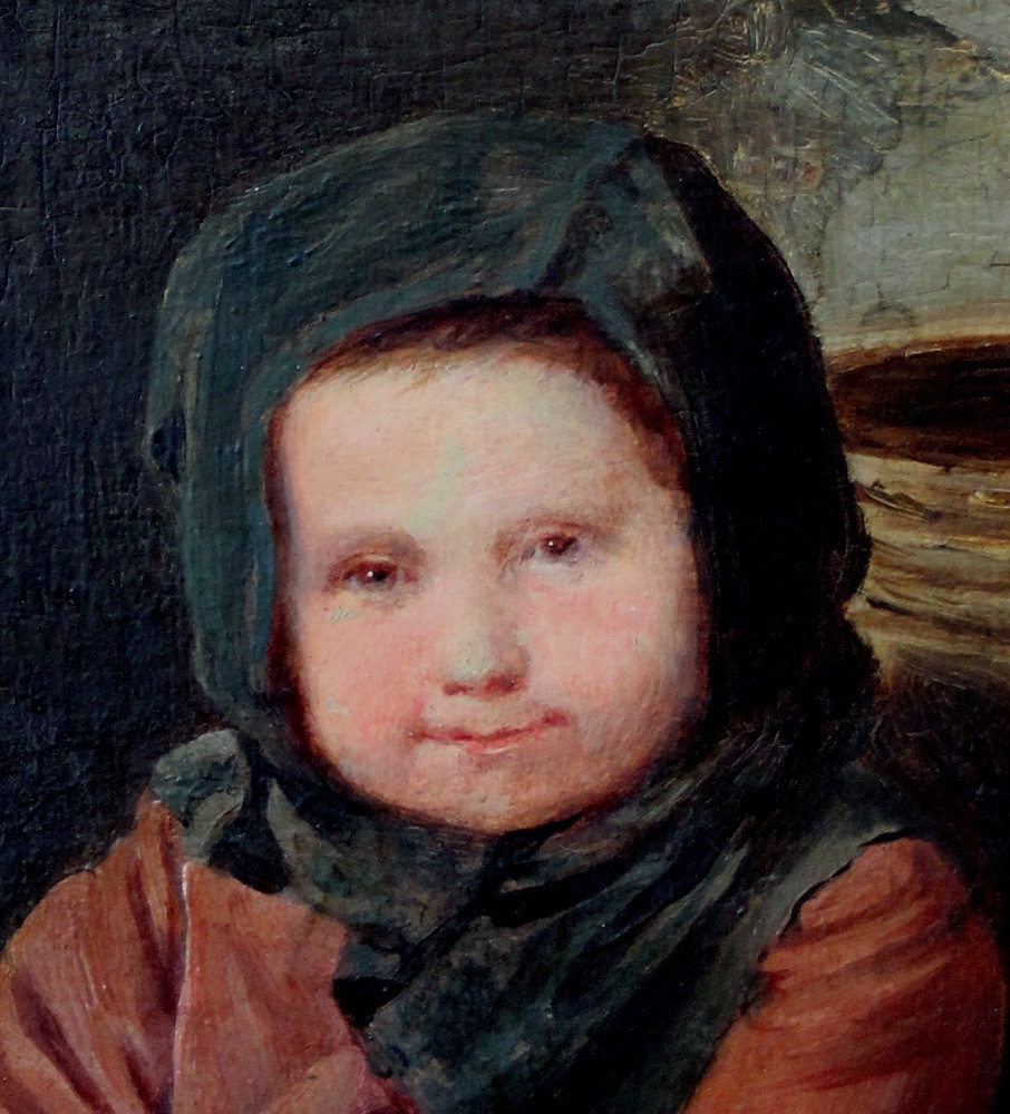 Little Helper By Hermann Pistor (german, 1832-after 1866 Berlin)-photo-1