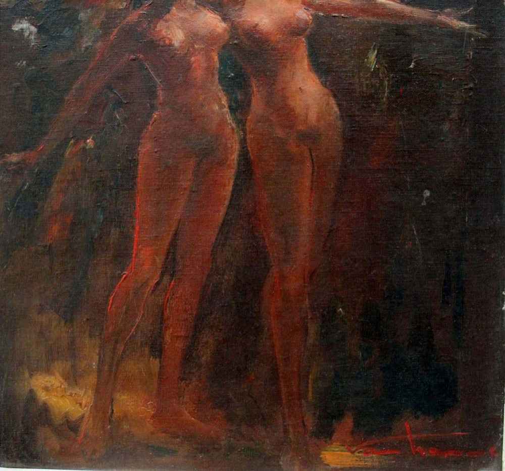 Fiery Women By A French Expressionist, First Half Of The 20th Century.-photo-1