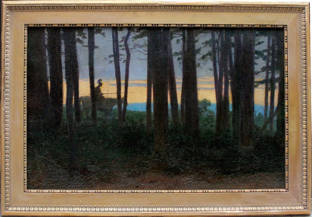 German Legend: The Knight Parsifal In The Enchanted Forest, By Franz Horst (1862-1956)