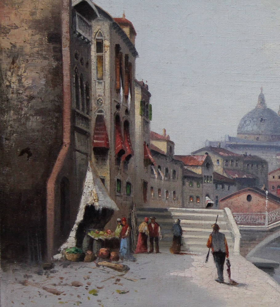 Giudecca Canal With A View Of The Santa Maria Del Rosario Church In Venice By Karl Kaufmann -photo-4