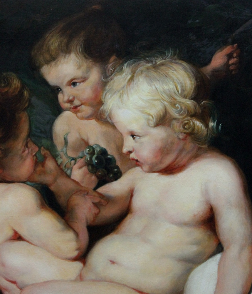 Le Christ et Jean-Baptiste enfants et deux anges, d'après Pierre Paul Rubens et Franz Snyders-photo-4