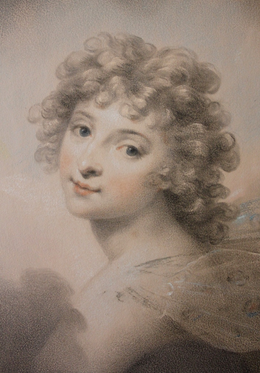 A Pair Of Portraits Of Beauties Depicted As Elves By Josef Grassi (1755-1838) , Attr.to-photo-5