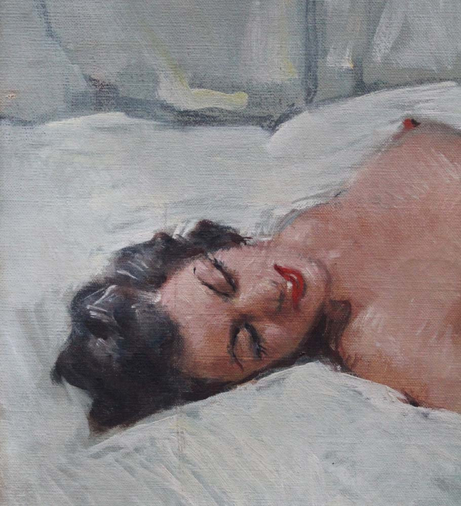 Reclining Nude By Cesare Vilot (school Of Paris, Born In 1900)-photo-4