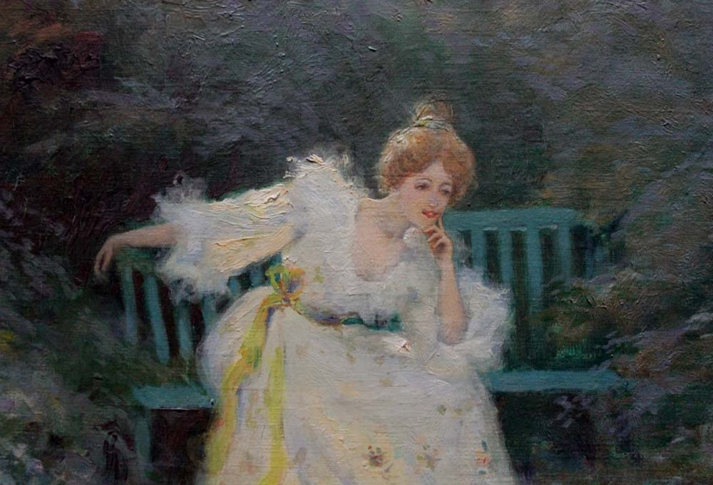 A Game Of Hide-and-seek In The Park By Albert Matignon (french, 1869 - 1937)-photo-5