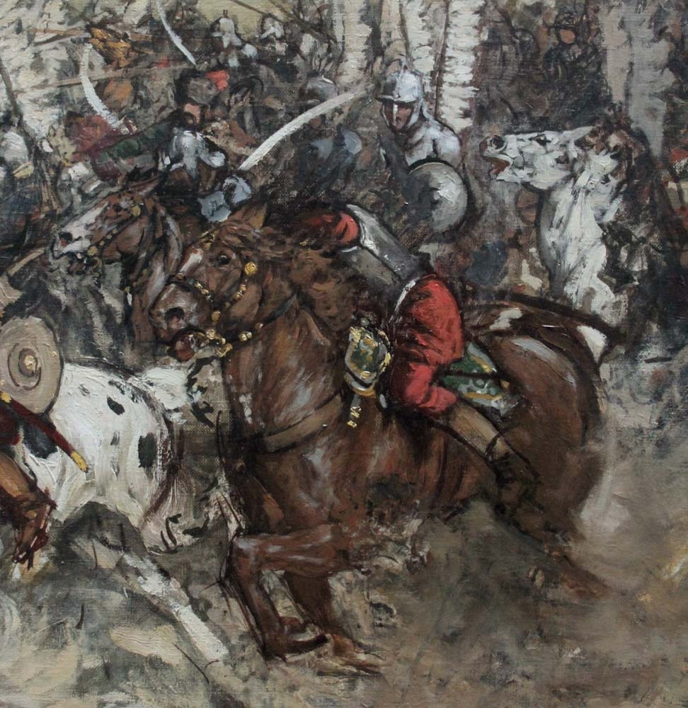 Bataille de Vienne (1683) : Armées austro-polonaises et ottomanes par Karl Hassmann (1869-1933)-photo-1