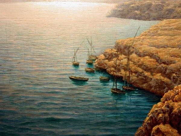 Sunset On The Bosphorus By Friedrich Albin Koko-mikoletzky (austrian, Born In 1889)-photo-4