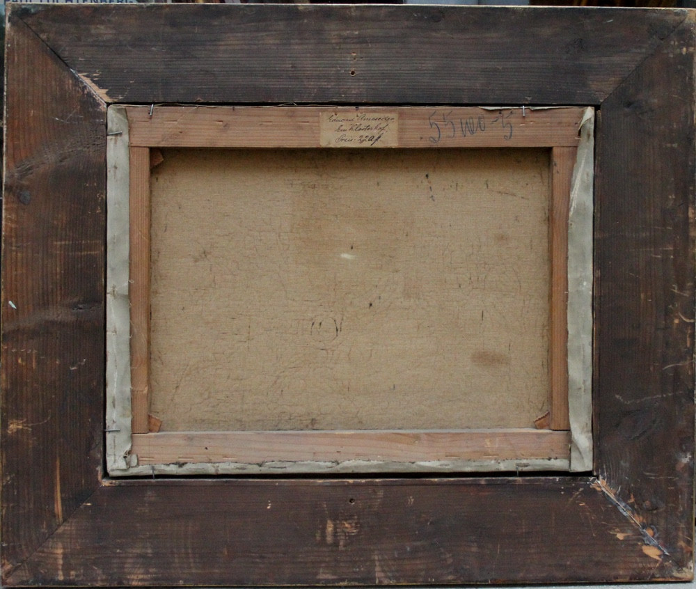 Sunny Monastery Terrace On The Seaside  By Eduard Ameseder (austrian 1856 - 1938)-photo-8