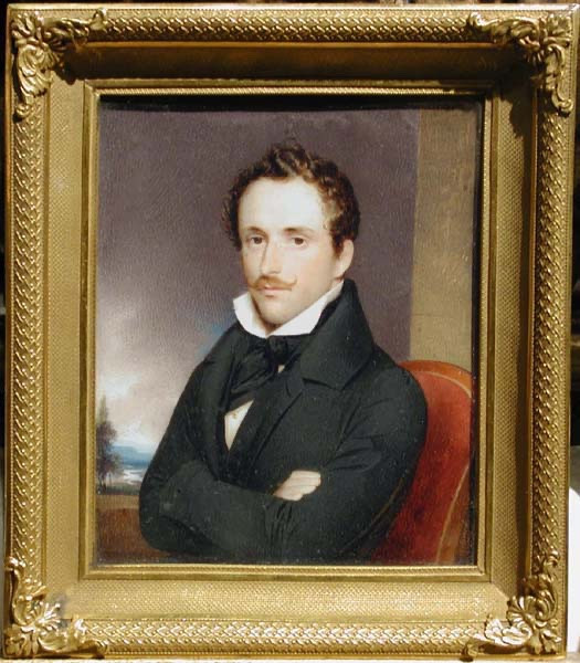 Pair Of Miniatures By Thugut Heinrich (austrian, Active From 1830 To 1850)-photo-2