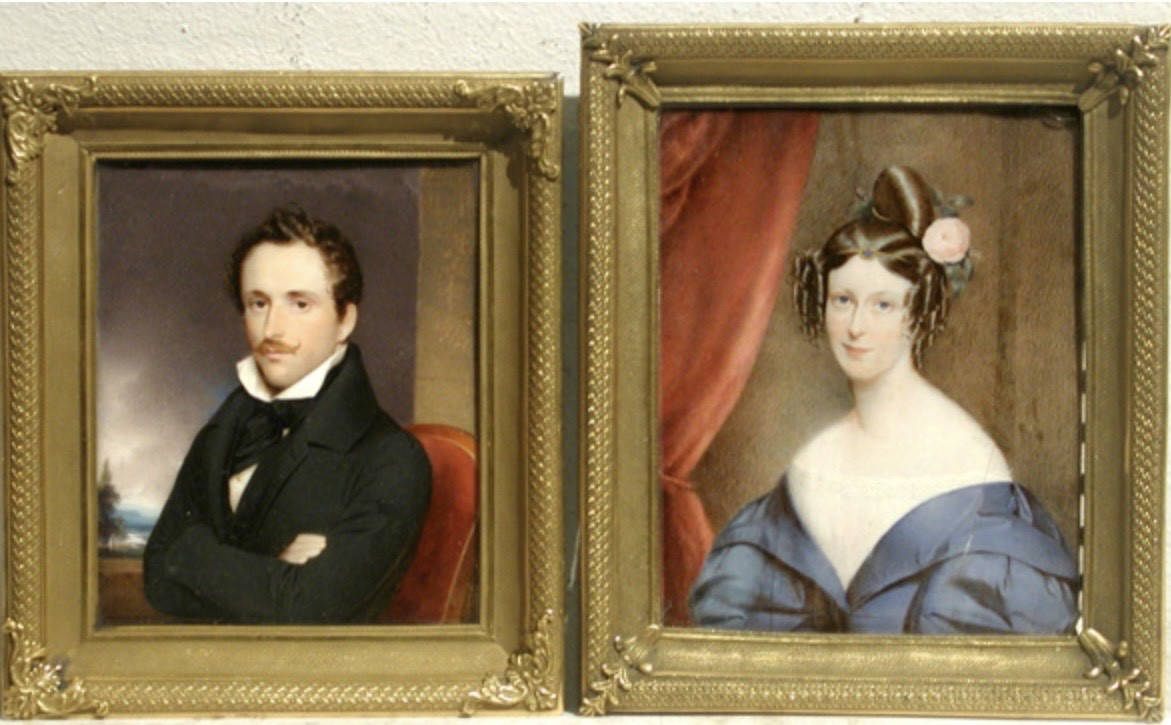 Pair Of Miniatures By Thugut Heinrich (austrian, Active From 1830 To 1850)