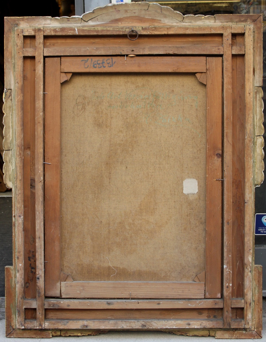 Hans Zatzka (Autrichien, 1859-1945)  Vierge à l'Enfant Jésus-photo-8