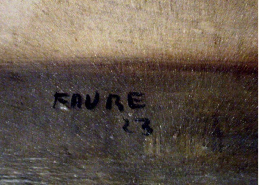 “chrysanthemums In An Urn” By Amandus Faure (1874-1931)-photo-1