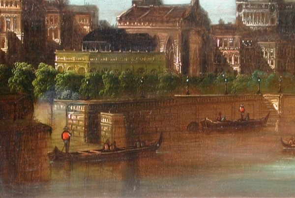 Francesco Guardi (1712-1793) Circle, A Pair Of Views Of Venice-photo-1