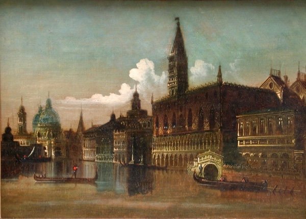 Francesco Guardi (1712-1793) Circle, A Pair Of Views Of Venice-photo-3