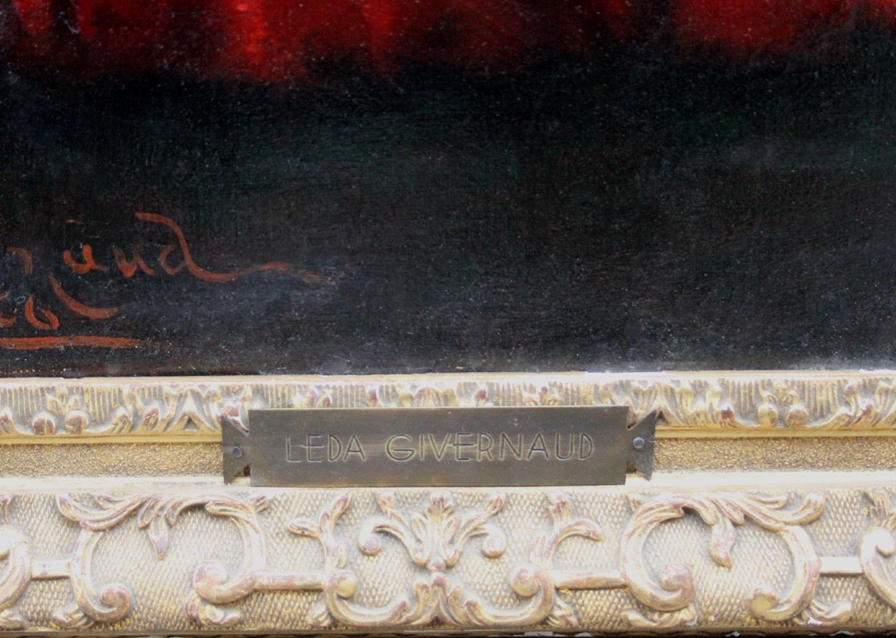 Portrait Of A Shih Tzu Dog By Leda Givernaud (french-american, Active At The End Of The 19th Century)-photo-3