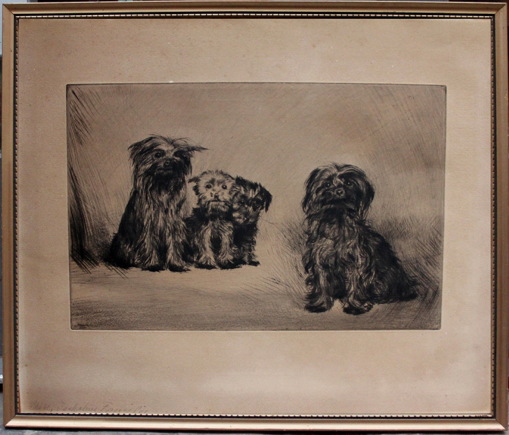 My Jorkshire Family (original Title) By Franz Michl (austrian, Born In 1926)