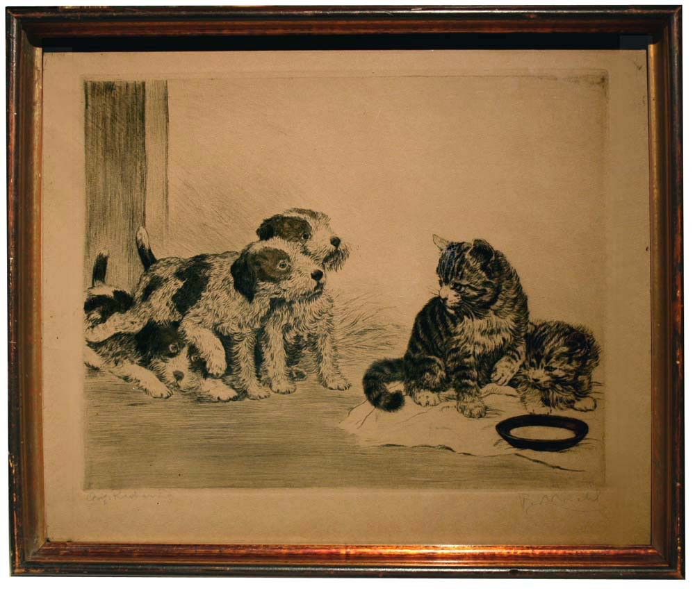 Franz Michl (Autrichien né en 1926)  Invités inattendus