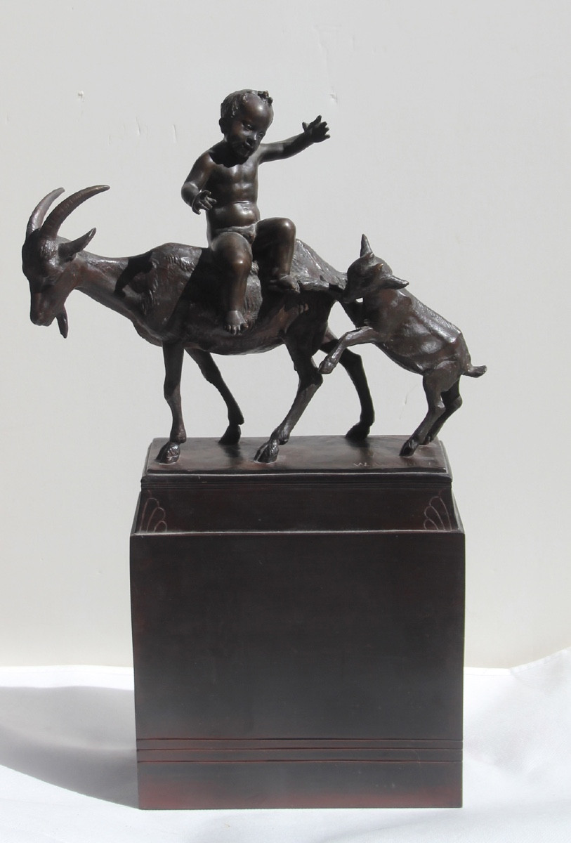 Valentin Winkler (1873 - Munich - After 1947) Bronze Sculpture 
