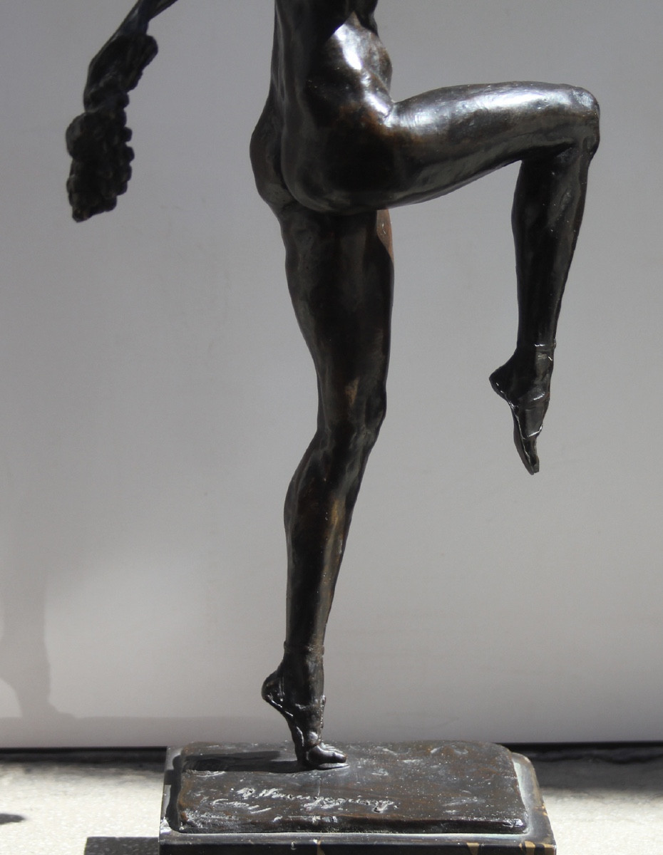 Bacchante dansante par Renée, baronne de Vranyczany-Dobrinović (croate, 1879-1958)-photo-2