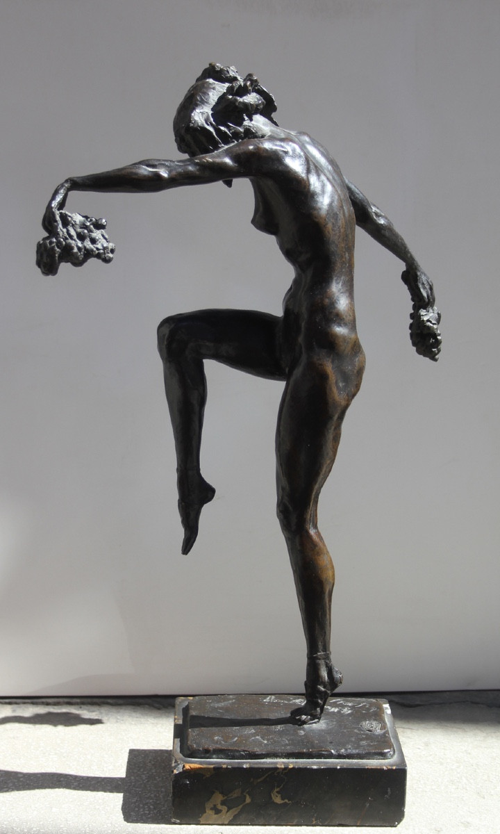 Bacchante dansante par Renée, baronne de Vranyczany-Dobrinović (croate, 1879-1958)-photo-3