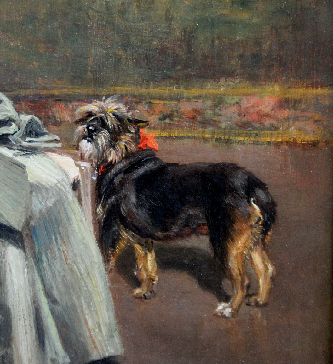 Home Alone By Auguste Vimar (french 1851 - 1916)-photo-3