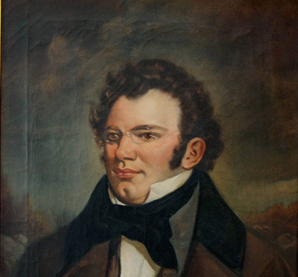 Portrait du compositeur autrichien Franz Schubert par Rudolf Pöpl (né à Vienne en 1861)-photo-3
