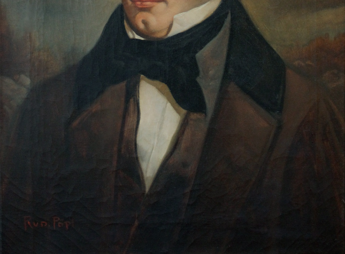 Portrait du compositeur autrichien Franz Schubert par Rudolf Pöpl (né à Vienne en 1861)-photo-1