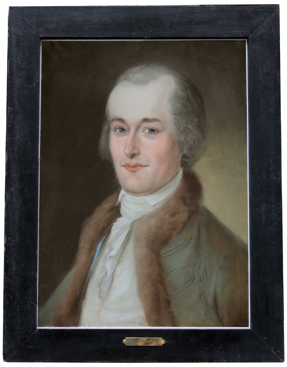 Paire de portraits par Anselm Wagner (roumain, 1766 Timisoara - 1806), attribués à-photo-2