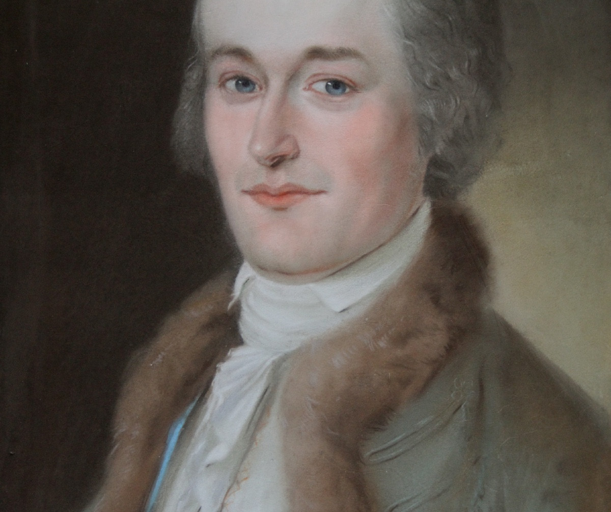 Paire de portraits par Anselm Wagner (roumain, 1766 Timisoara - 1806), attribués à-photo-5