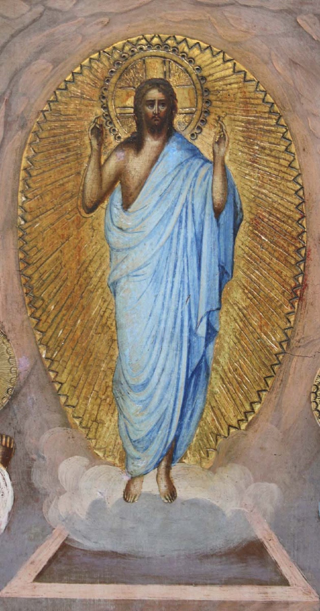 Icône russe, fin du XIXe siècle  La Résurrection du Christ-photo-3